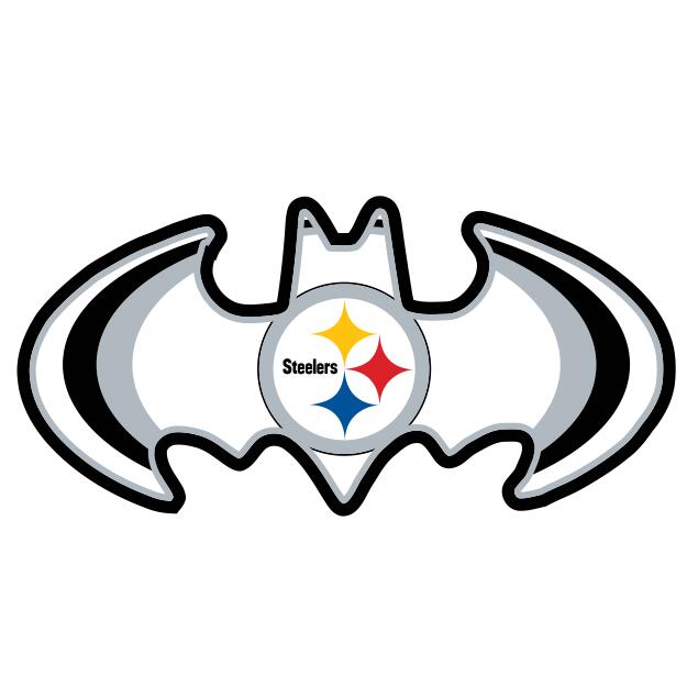 Pittsburgh Steelers Batman Logo iron on transfers